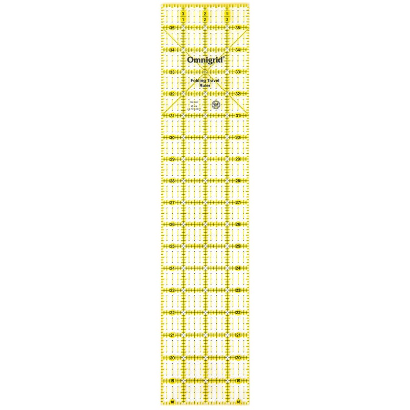 Omnigrid Folding Ruler, 4 x 36-Inch, Clear - Image 2